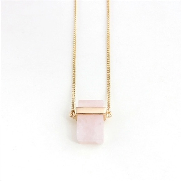 Pink Chalcedony Necklace - Picture 2 of 2